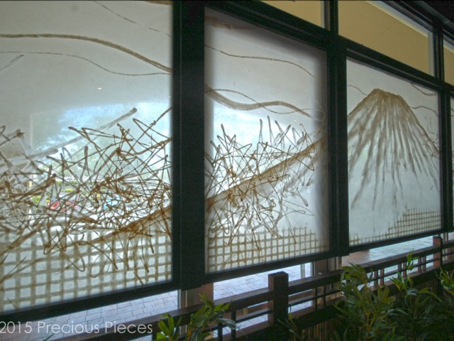 Extra Large Washi Windows for Hibachi Restaurant Dining